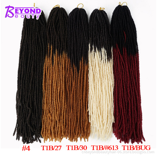 Micro Sister Lock Crochet Faux Locs Soft Hair Mini Locs Crochet Dreadlocks Synthetic Hair Extensions Goddess Faux Locs Crochet